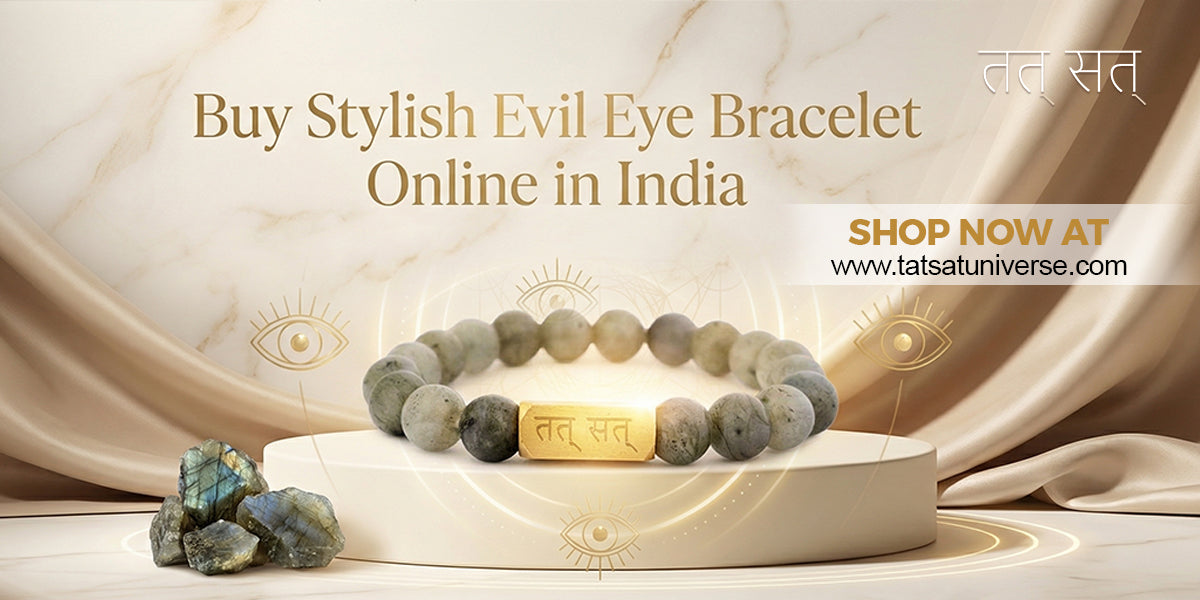 Buy Stylish Evil Eye Bracelet Online in India | Tat Sat Universe