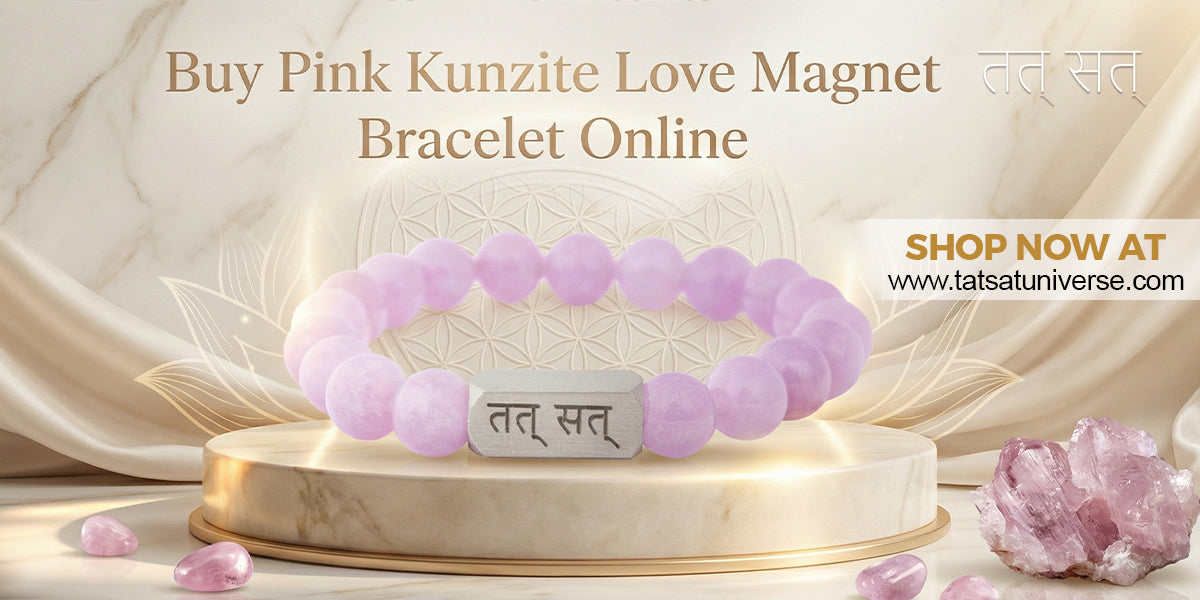 Buy Pink Kunzite Love Magnet Bracelet Online