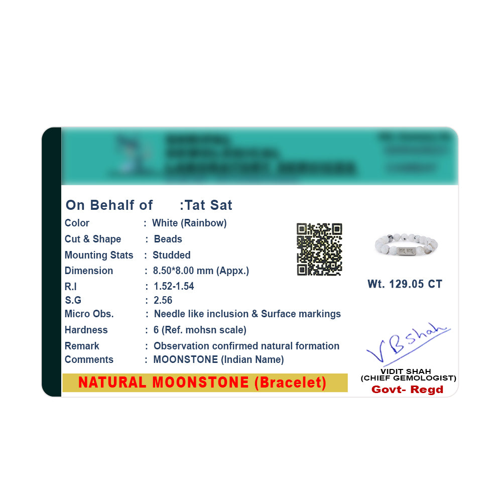 Moonstone | Numerology No. 2 | For Emotional Balance & Intuition