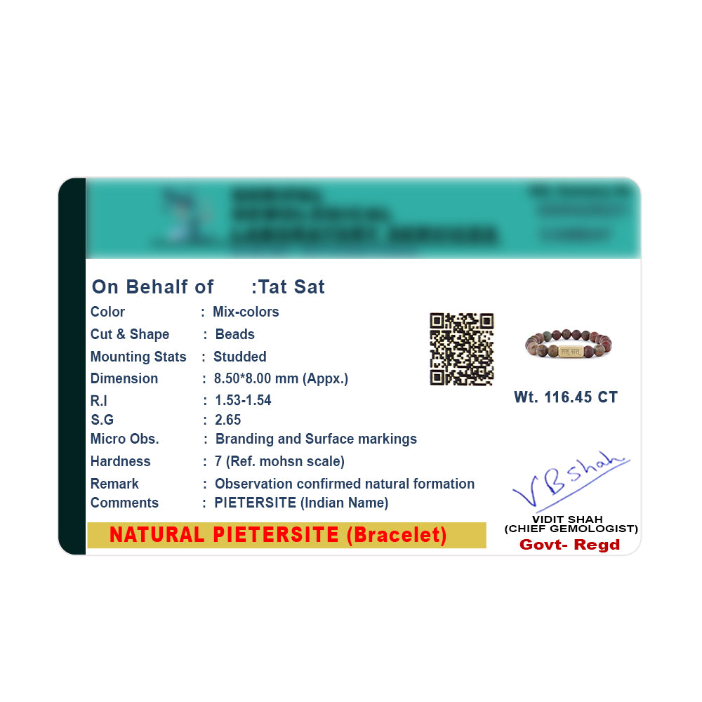 Pietersite | Numerology No. 7 | For Spirituality & Meditation