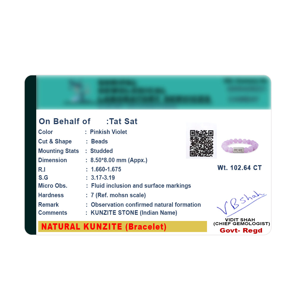 Pink Kunzite - For Love & Relationship