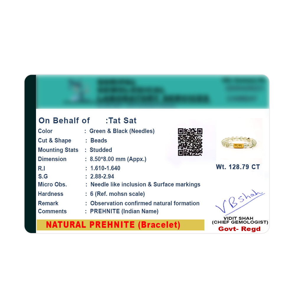 Prehnite - For Stress & Anxiety Relief