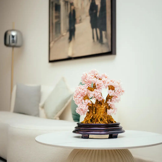 Rose Quartz Bonsai - The Tree of Love