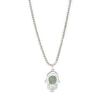 Load image into Gallery viewer, Green Aventurine in Hamsa Hand
