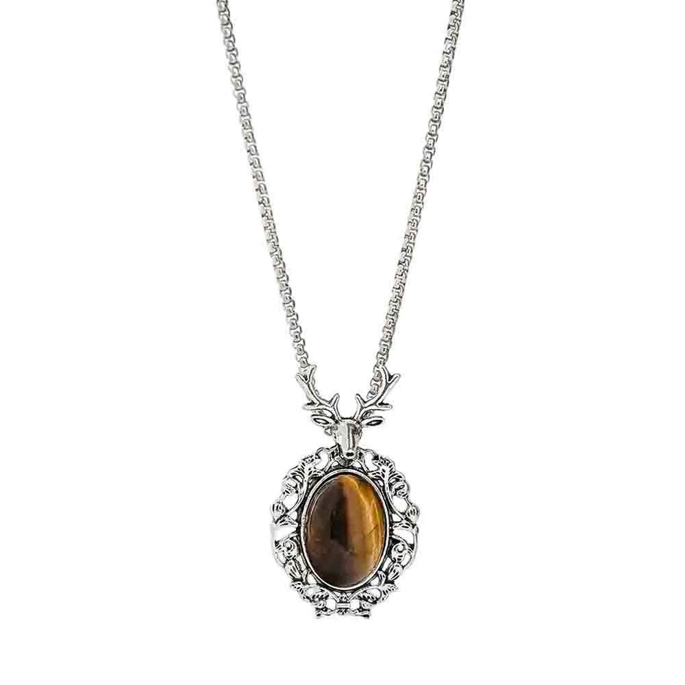 Tiger Eye with Reindeer