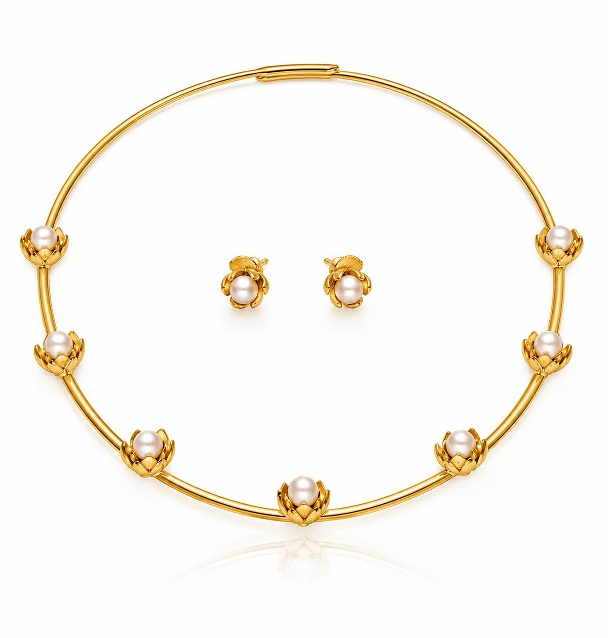 LOTUS POND CHOKER