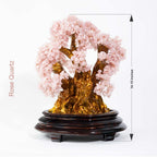 Rose Quartz Bonsai - The Tree of Love