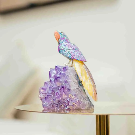 Crystal Bird For Luck & Fortune (Large Size)