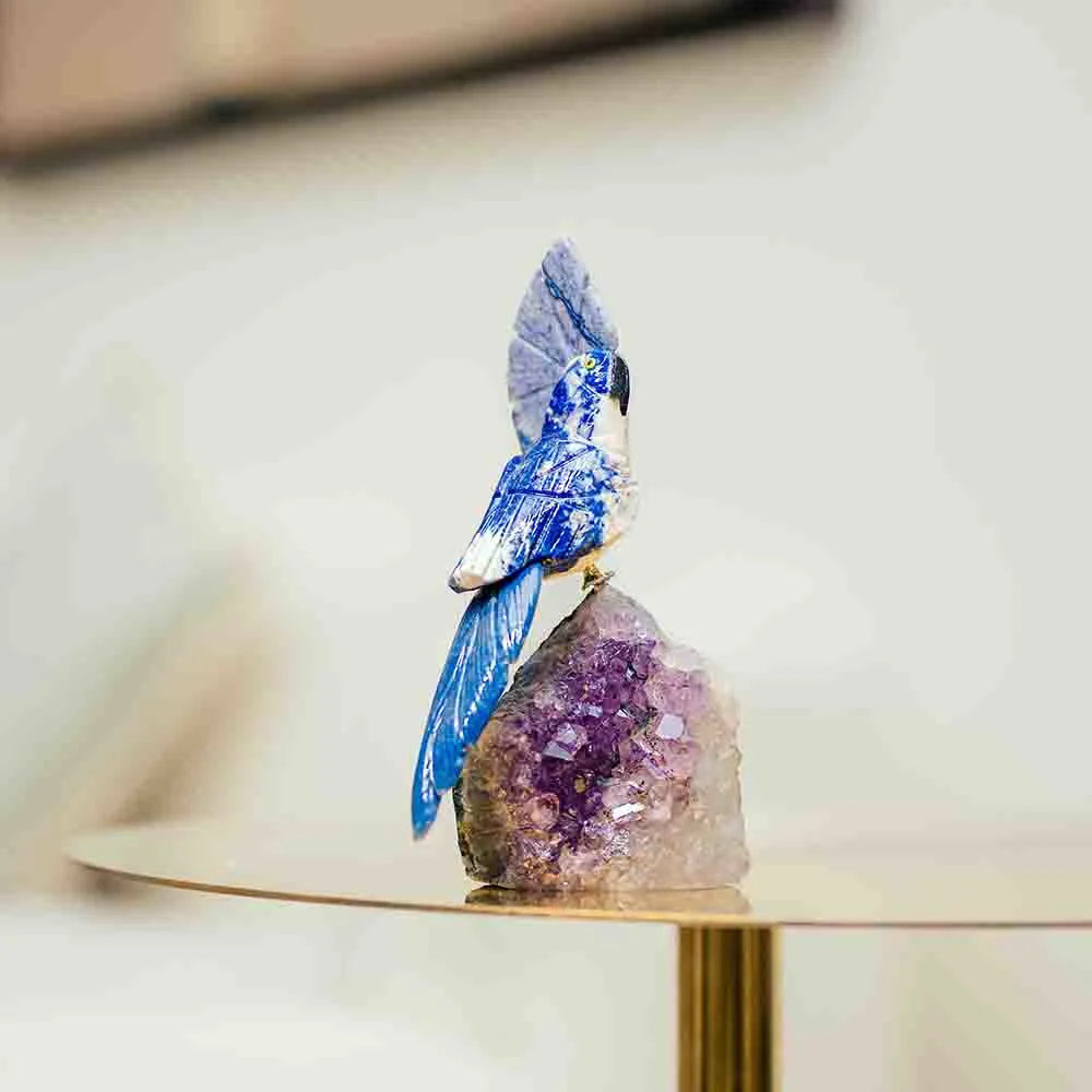 Crystal Bird For Luck & Fortune (Large Size)