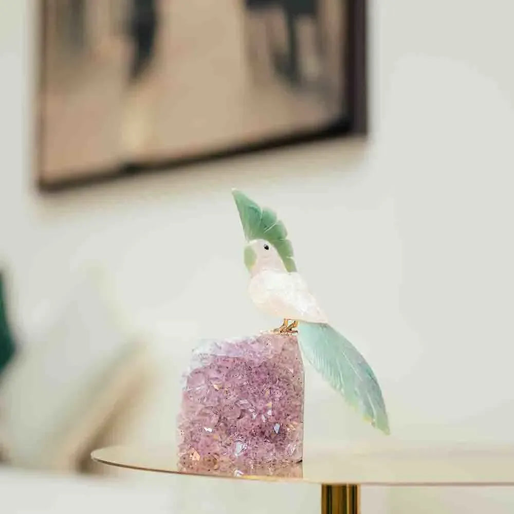 Crystal Bird For Luck & Fortune	(Medium Size)